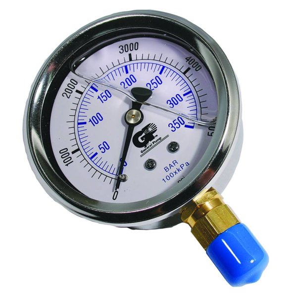 Stens Pressure Washer Gauge 758-539 For 0 - 5,000 Psi 758-539